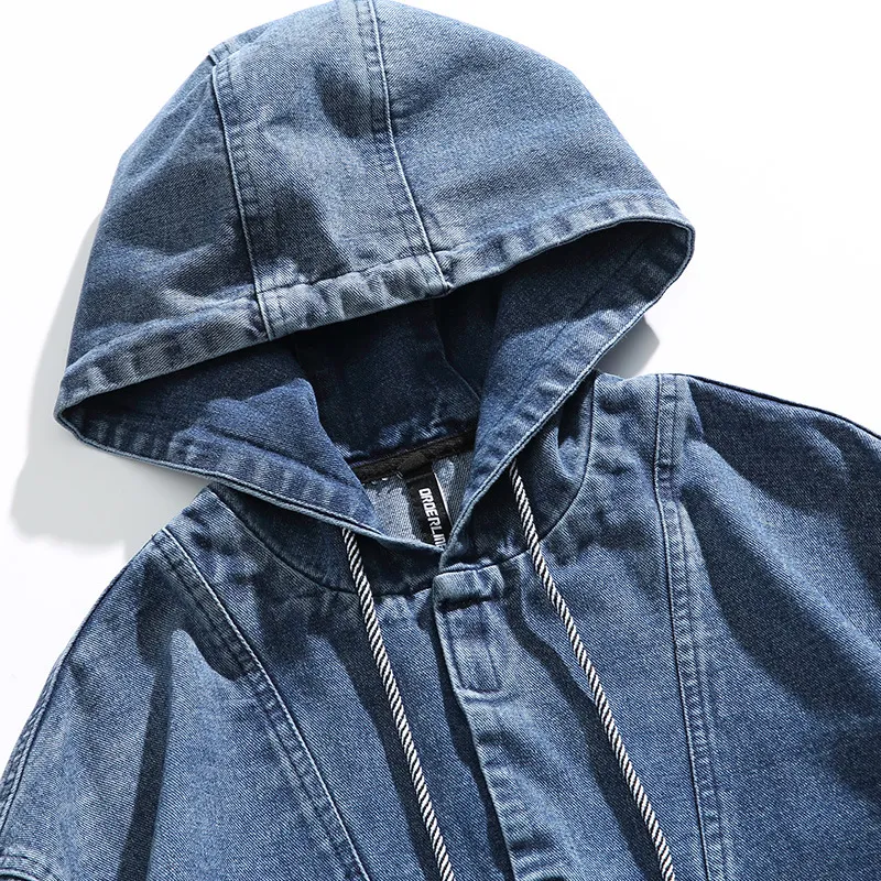 Fashionable Loose Cotton Blended Fabric Jacket-2