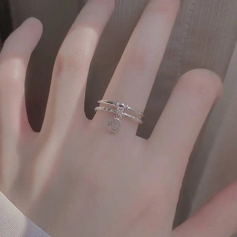 Trendy Double Layer Ring-1