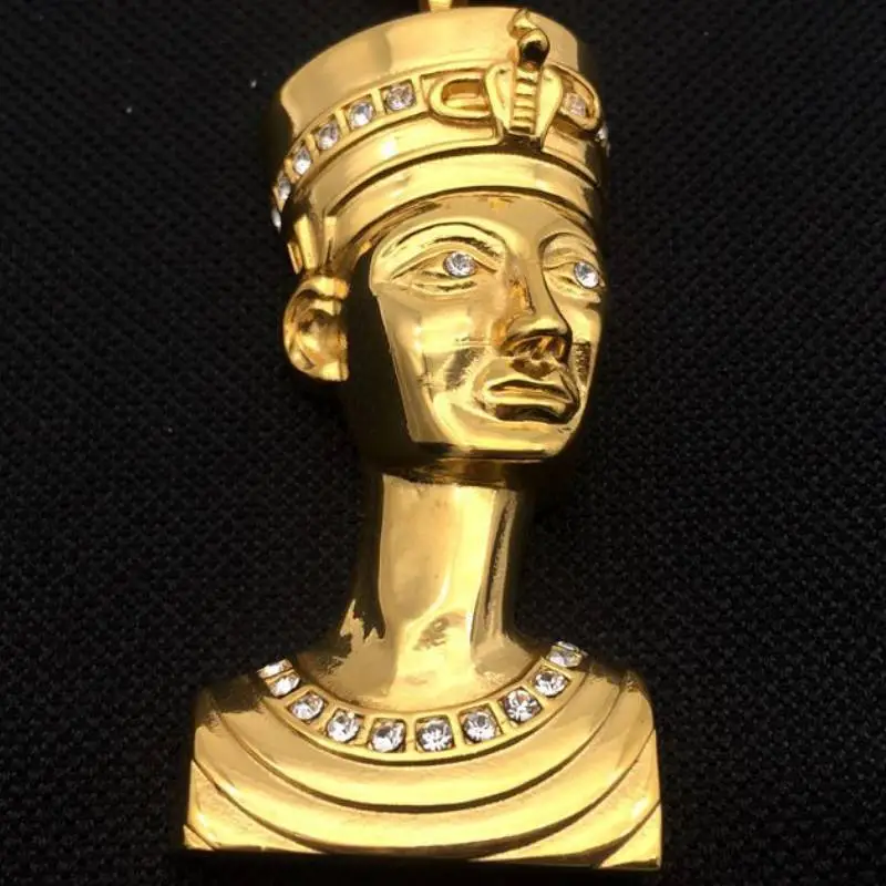 Pharaoh Hip Hop Gold Plated Pendant-3