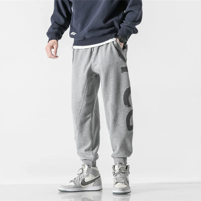 Trendy Printed Loose Knit Sweatpants-2