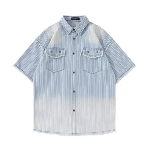 Retro Washed Fashion Denim Shirt