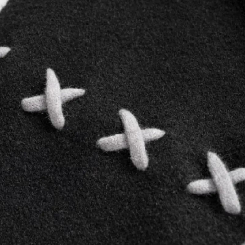 Meteor Falling Loose Crewneck Knitted Sweater-7