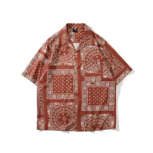 Retro Ethnic Cashew Flower Shirt