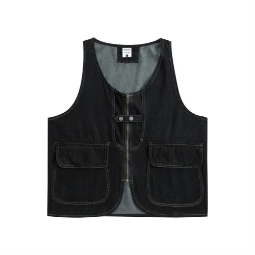 Trendy Functional Denim Vest