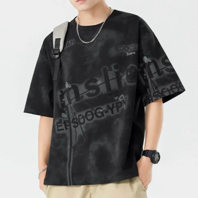 Irregular Print T Shirt-4