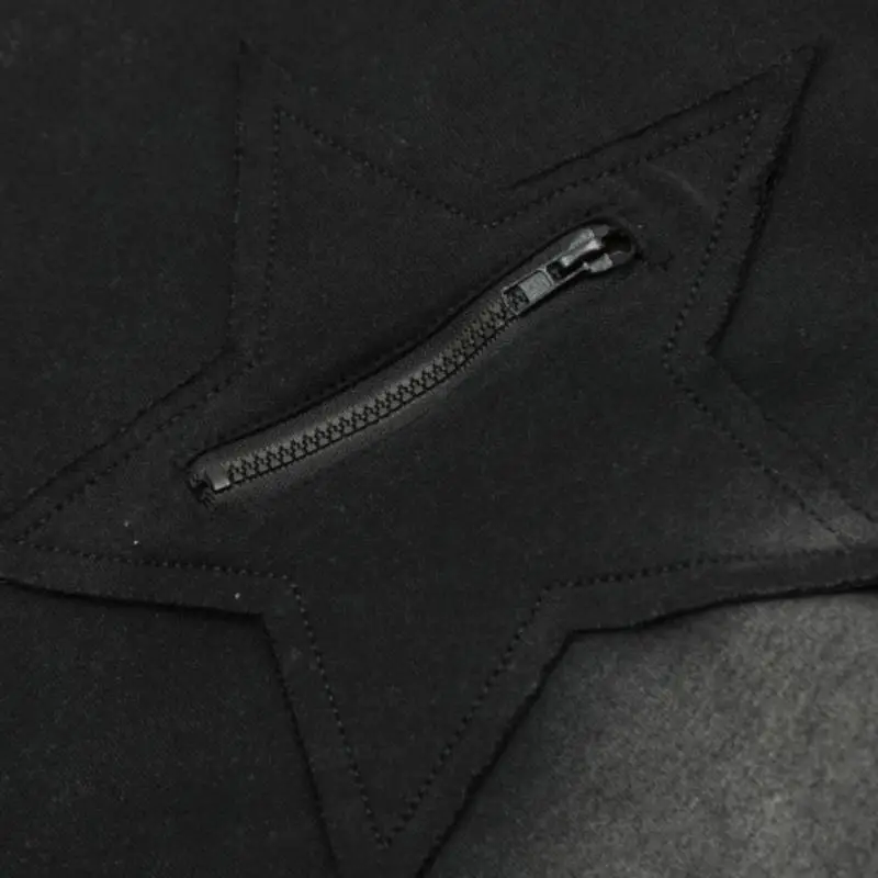 Street Tide Patch Embroidery Washed Hoodie-3