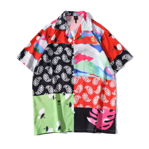 Trendy Hawaiian Retro Beach Short-Sleeved Shirt