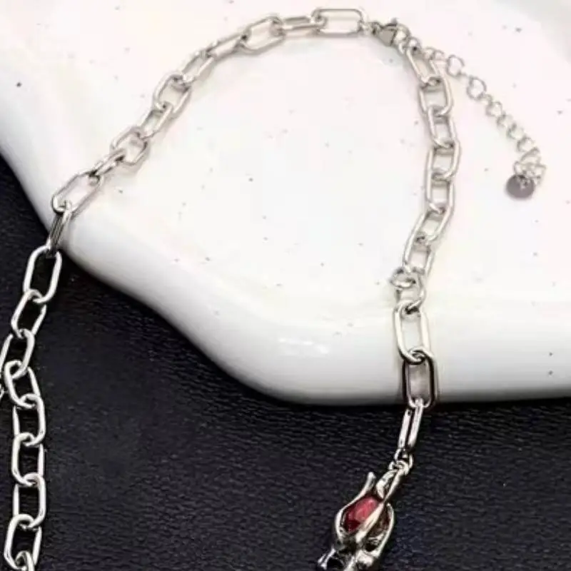 Hip hop Fringe Chain Necklace-5