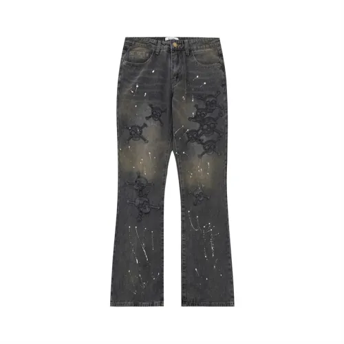 Hip-Hop Retro Embroidery Trousers