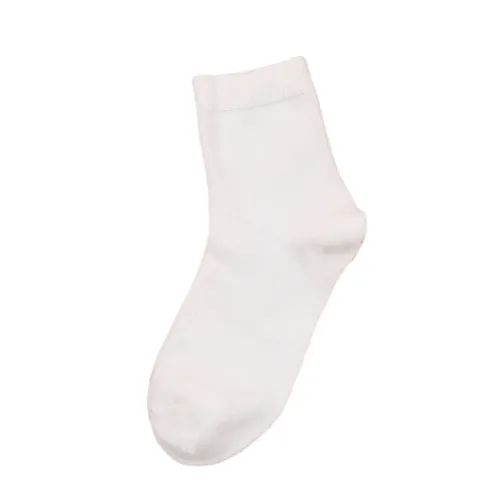 Casual Plain Mid-Calf Sock