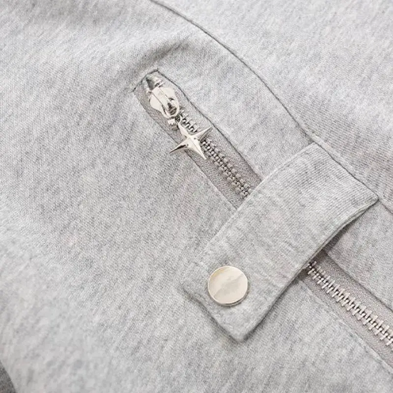 Street Hiphop Design Sense Hooded Sweater-3