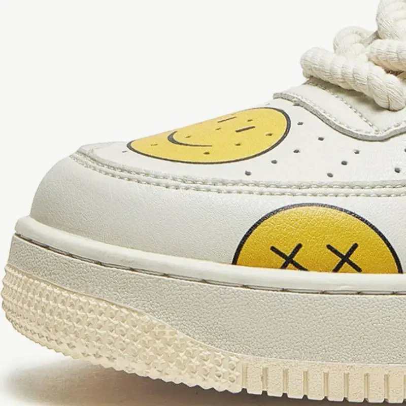 Smiley Face Expression Board Shoes-3