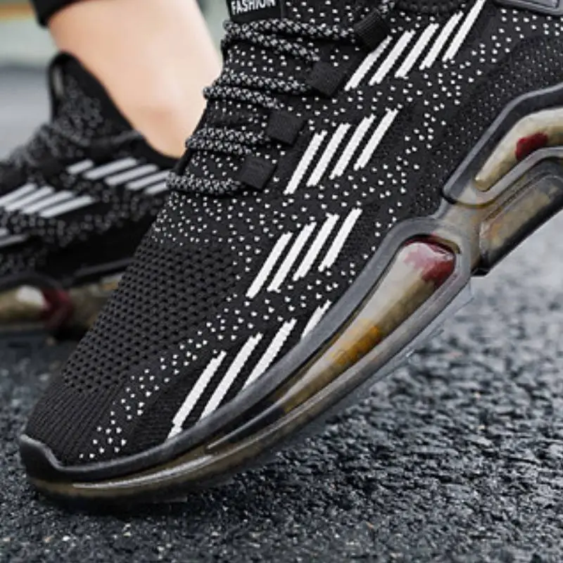 Breathable Mesh Rainbow Running Shoes-15
