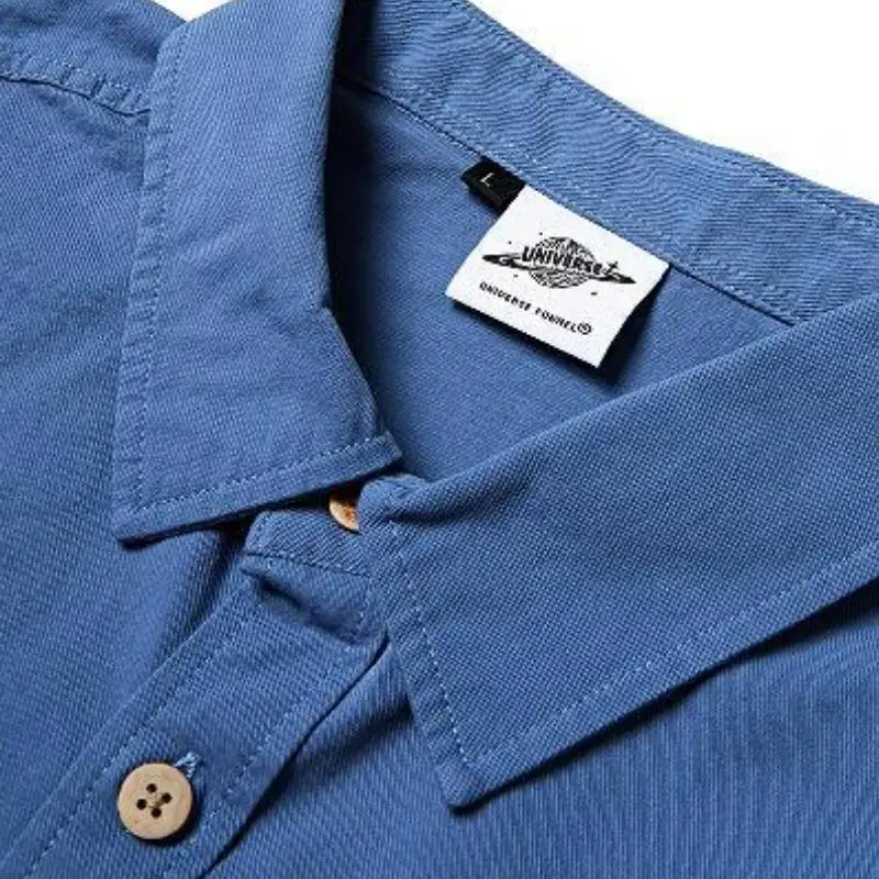 Trendy Blue Half Sleeved Summer Shirt-3