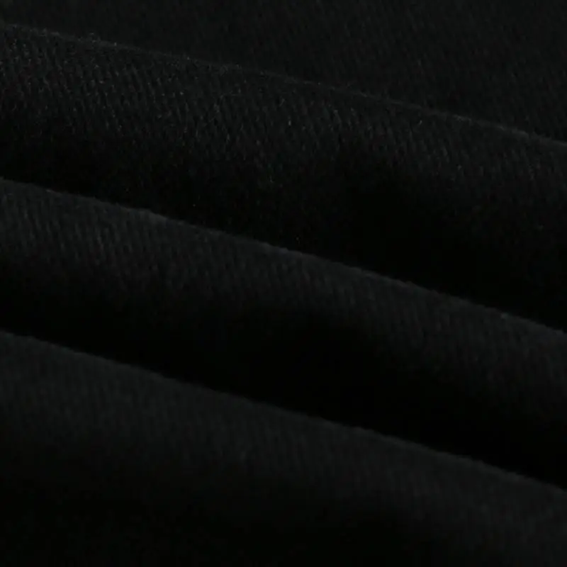 Hip hop Plain Denim Jacket-3