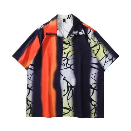 Dark Creative Full Print Short Sleeve Shirt