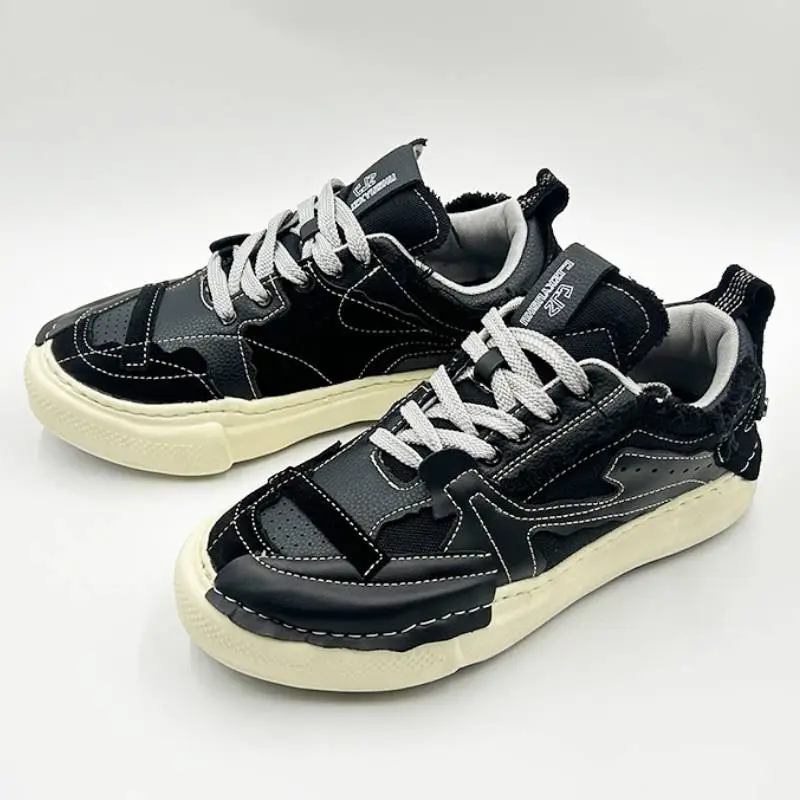 Preppy Low top Skateboarding Shoes-1