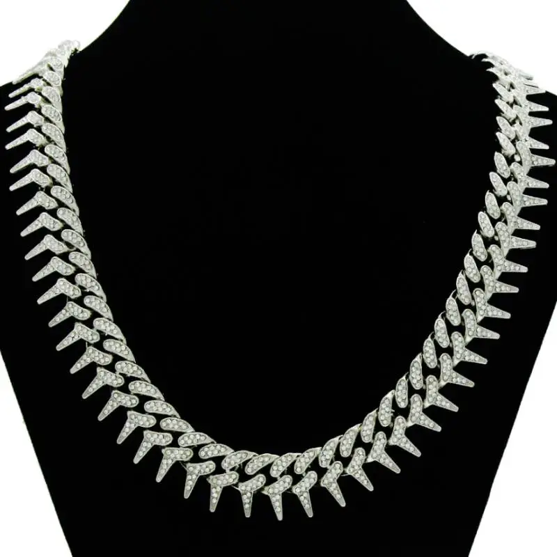 Trendy Full Diamond Necklace-2