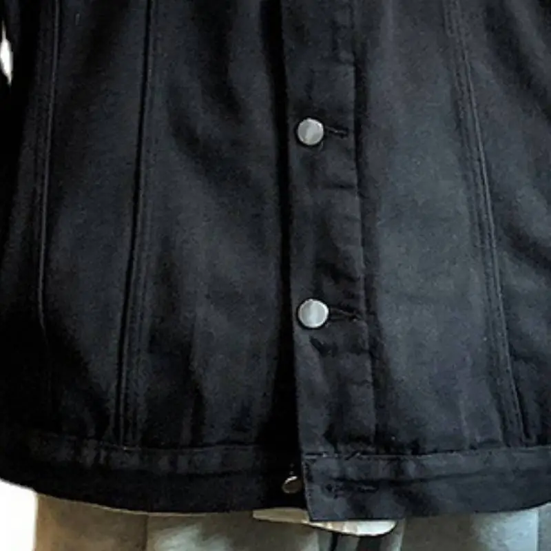 Trendy Embroidered Denim Jacket-4