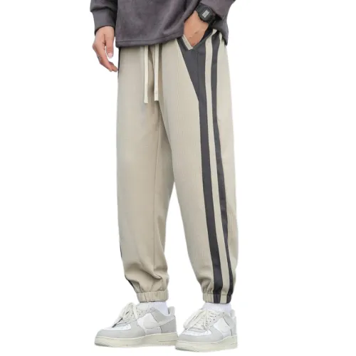 Side Stripe Loose Sports Casual Pants