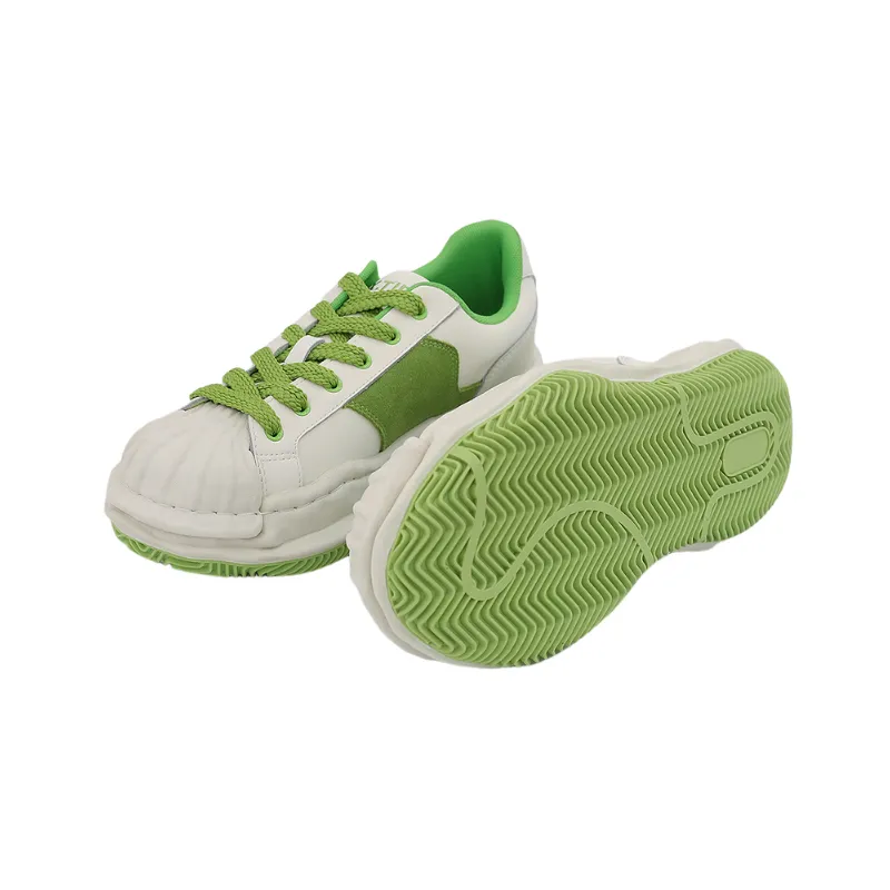 Retro Thick Bottom Couple Low Top Shoes-3