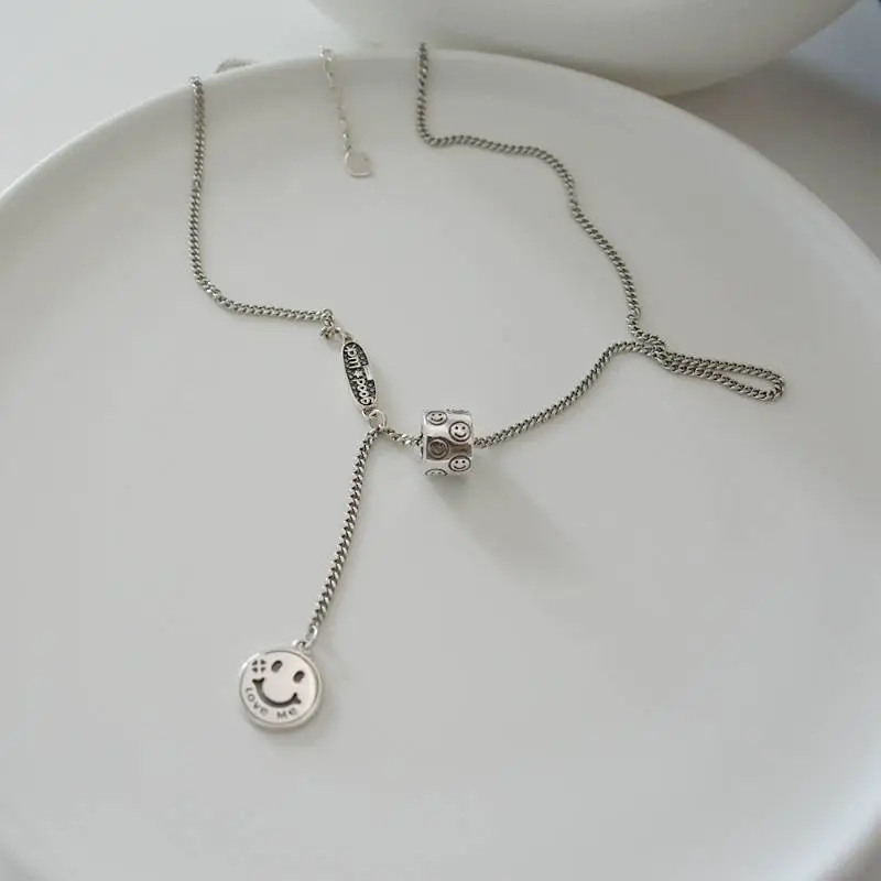 Trendy Smiley Face Necklace-2