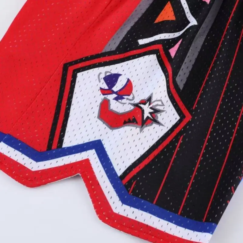 Retro Breathable Basketball Shorts-4