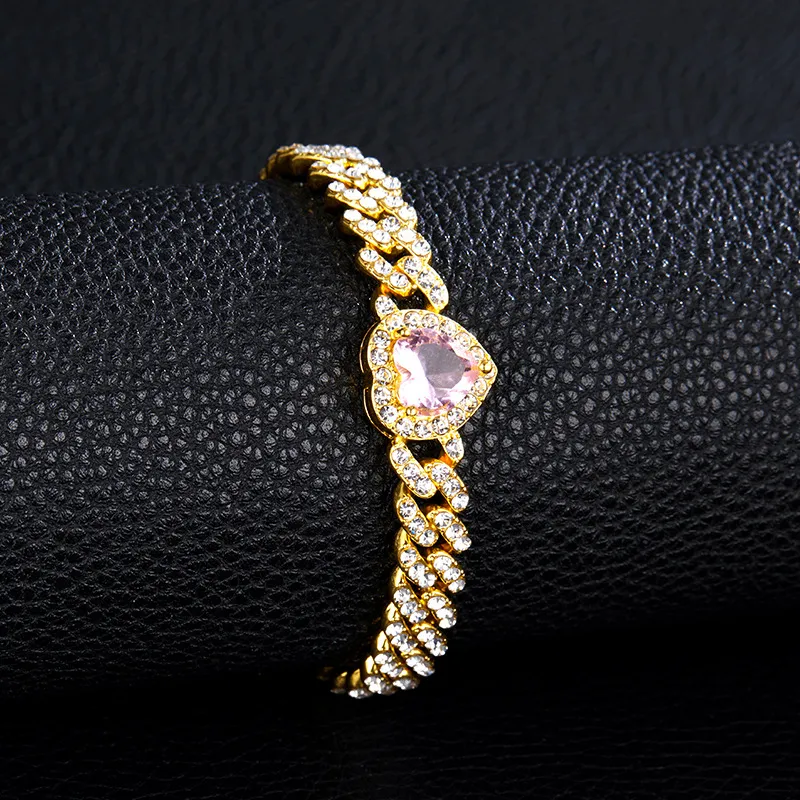 Zircon Cuban Chain Necklace-2