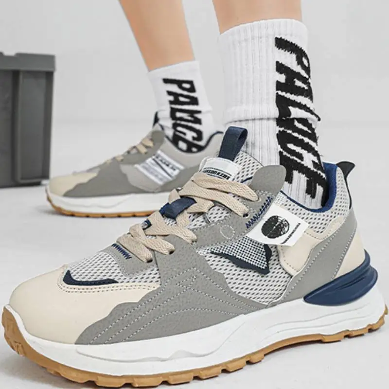 Thick soled Breathable Niche Vintage Casual Sneaker-5