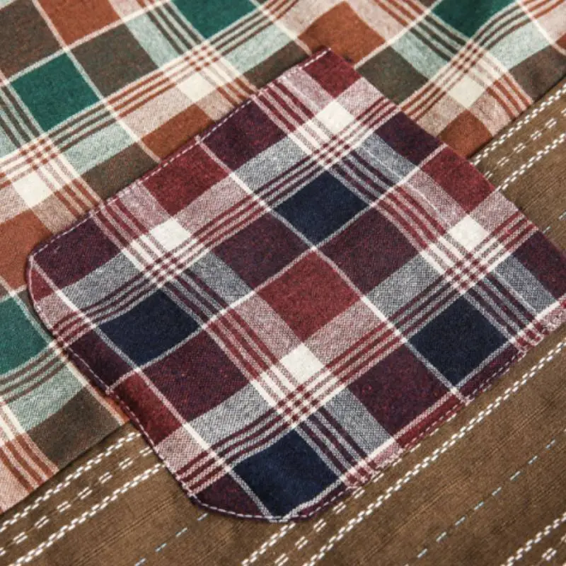 Trendy Plaid Long Sleeved Shirt-5