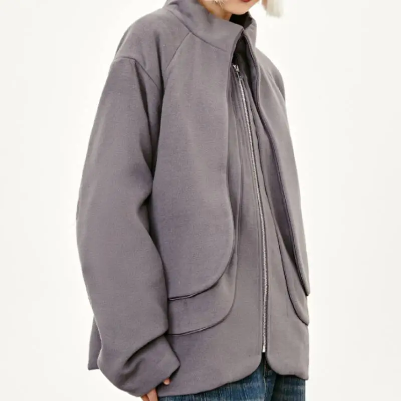 New style Cleanfit Three dimensional Tailored Cotton padded Coat-2