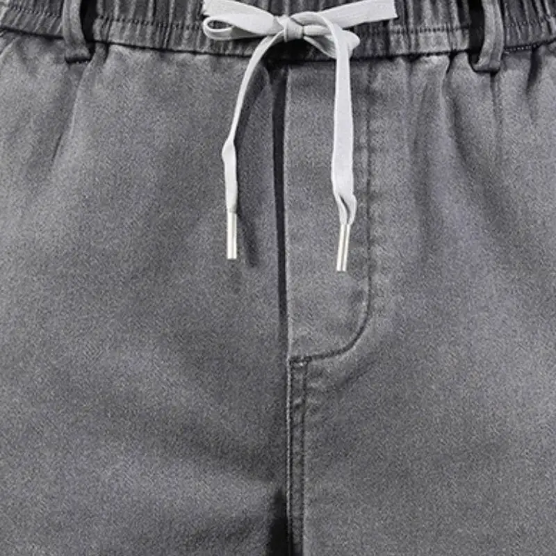 Casual Elastic Waist Anti pilling Harlan Pants-7