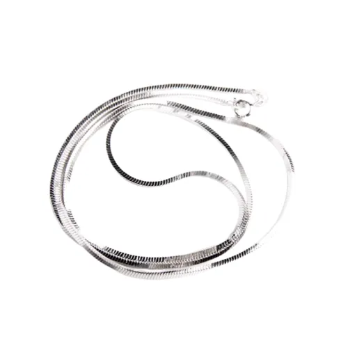 Silver Plated White Gold Necklace