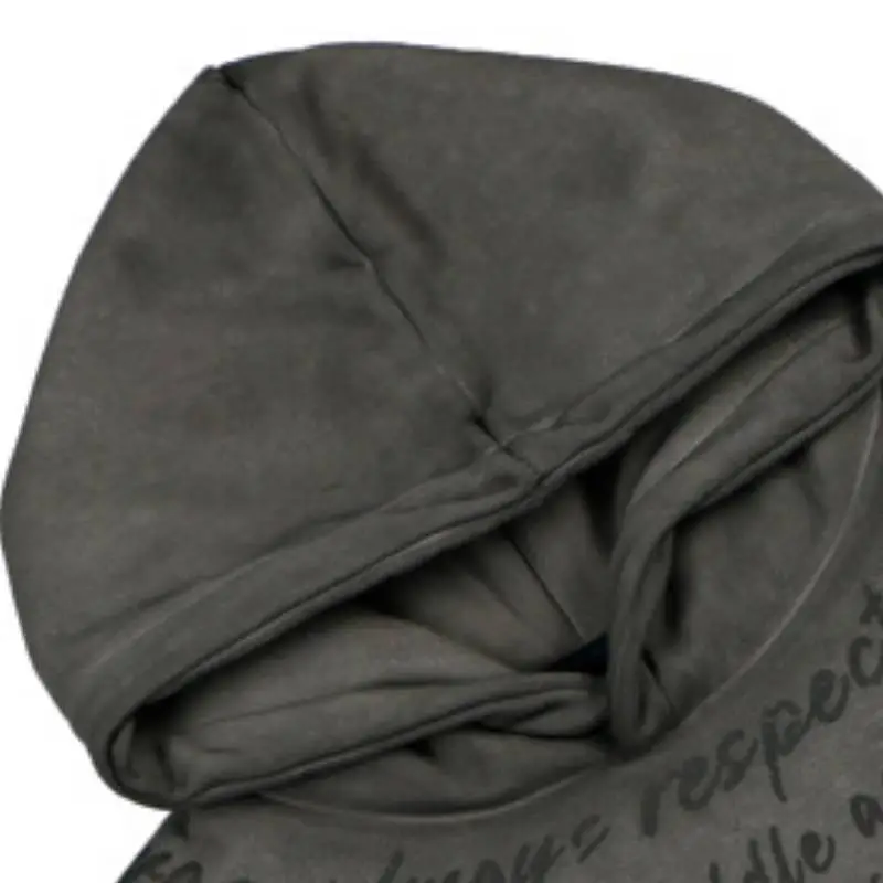 Distressed Fleece Hoodie-3