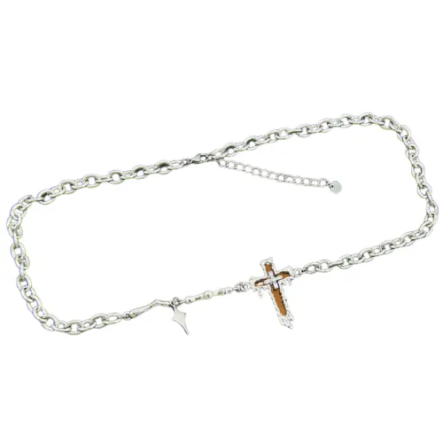 Creative Cross Pendant Splicing Necklace