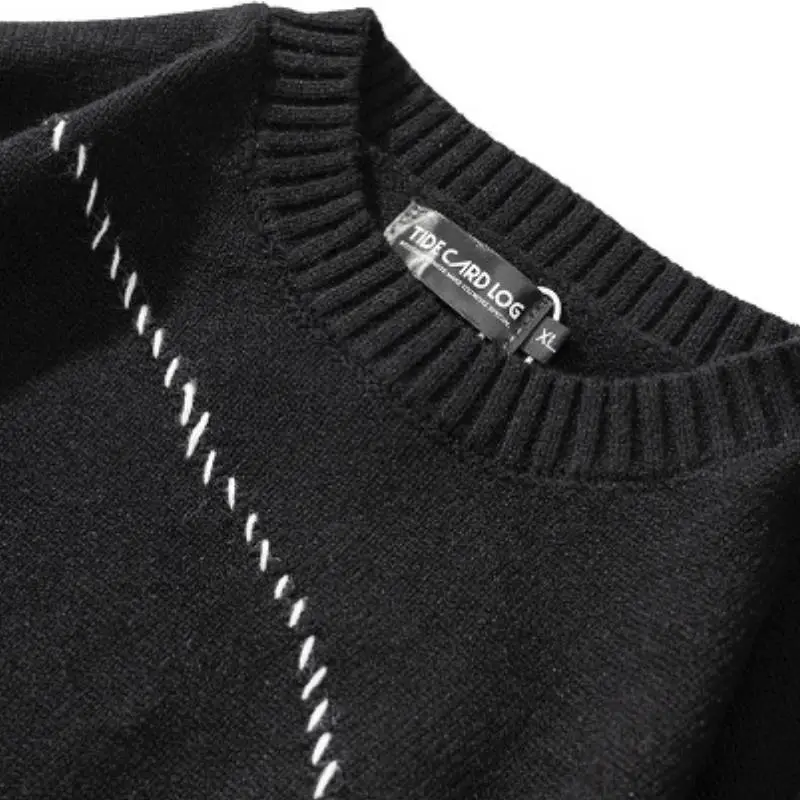 Design Sense High Street Hole New Sweater-7