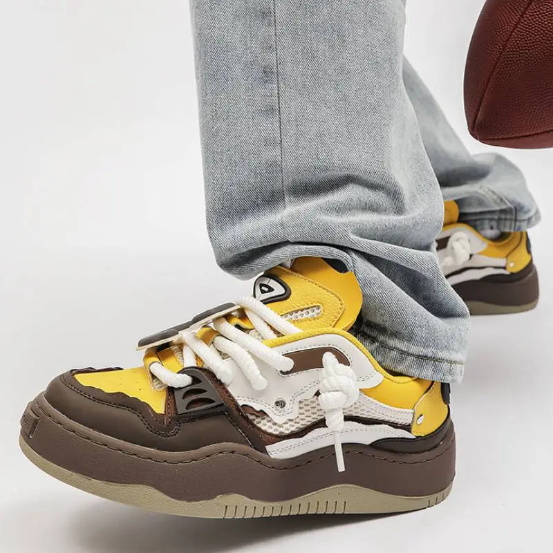 Versatile Retro Height Enhancing Sneakers-1