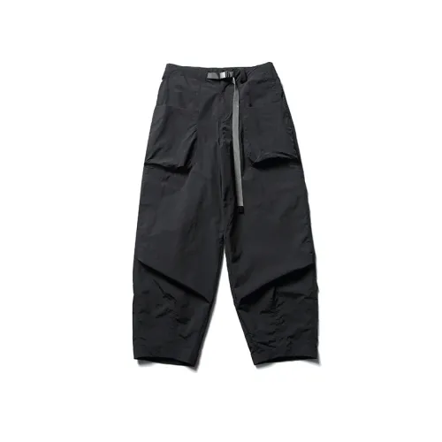 Retro-inspired Functional Design Pleated Drawstring Paratrooper Pants