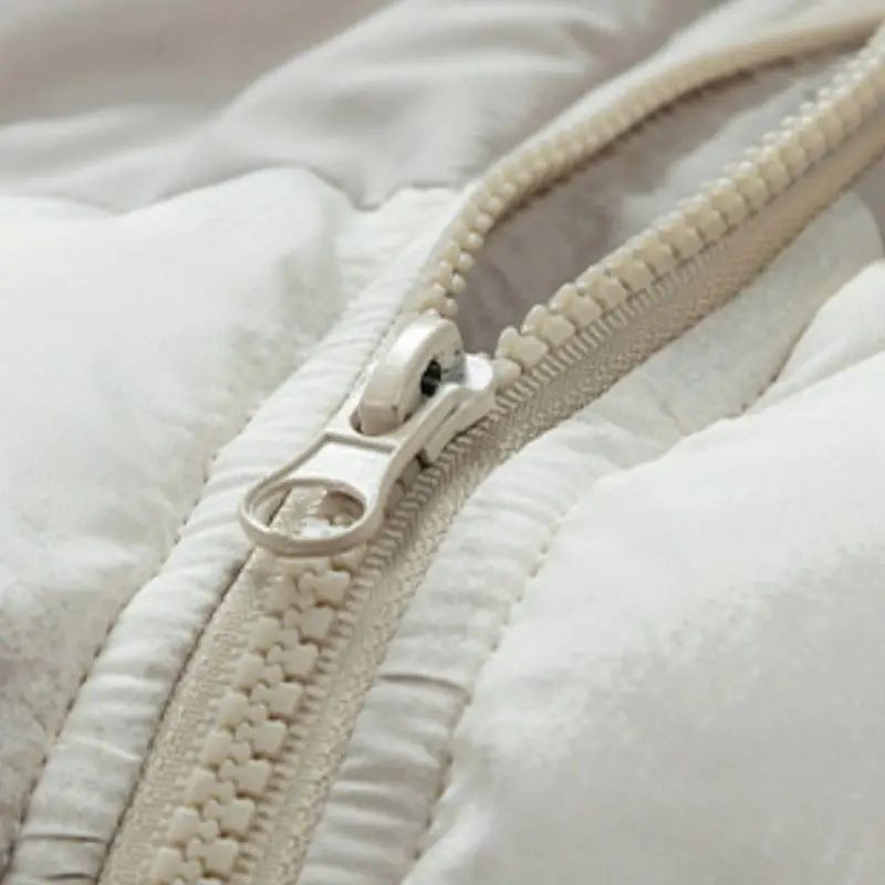 Fabric Snow Mountain Pattern Embroidered Vertical Collar Thickened Cotton Coat-3