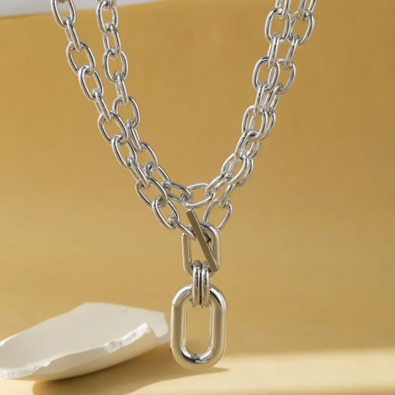Fashion All Match Multi Layer Necklace-13