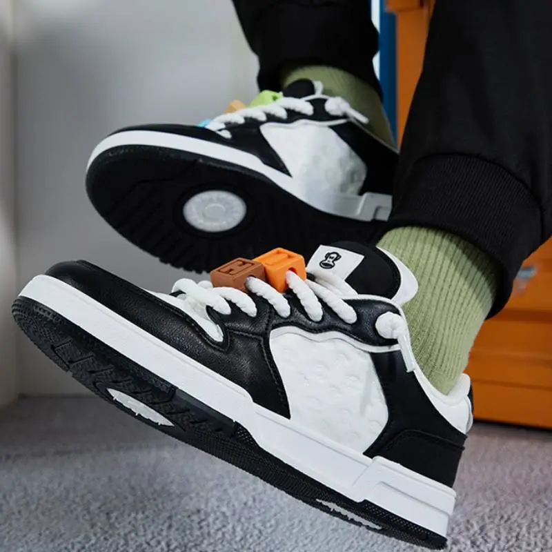 Contrast Color Stitching Comfortable Shoes-3