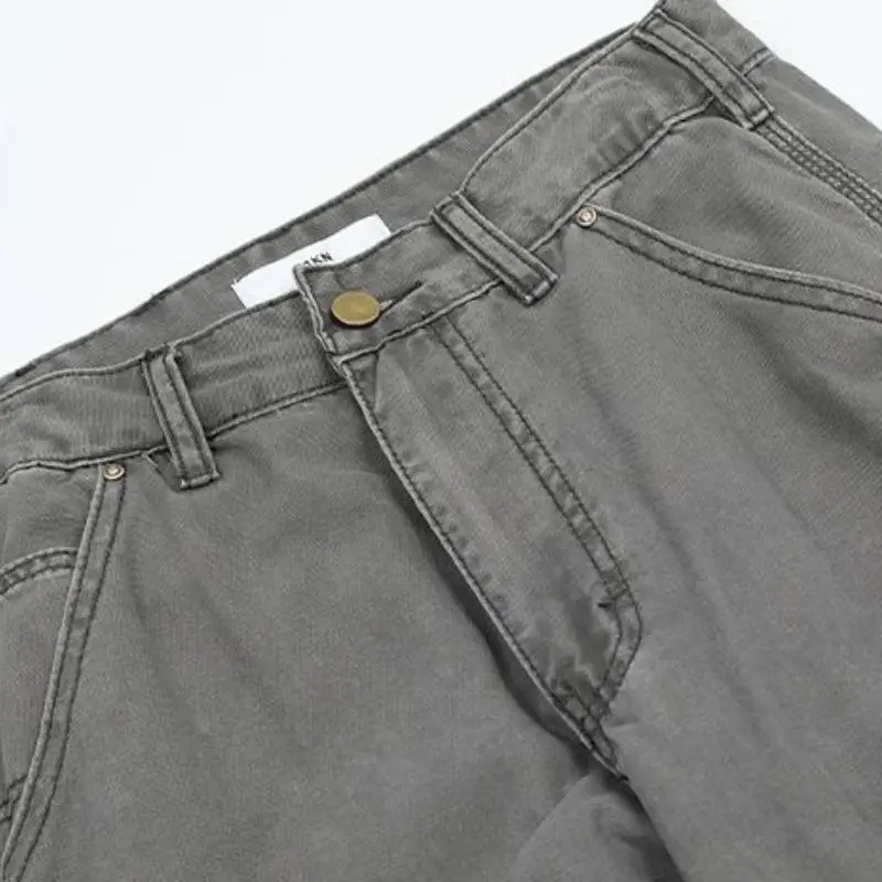 Vibe Style Brown Pants Logging Crane Pants-6