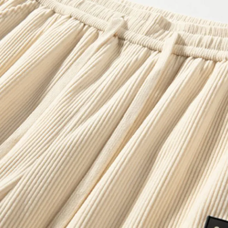 Trendy Loose Large Size Corduroy Pants-10