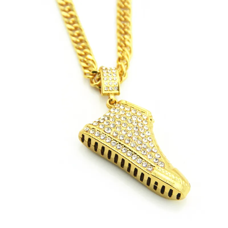 Hip Hop Alloy Pendant Necklace-2
