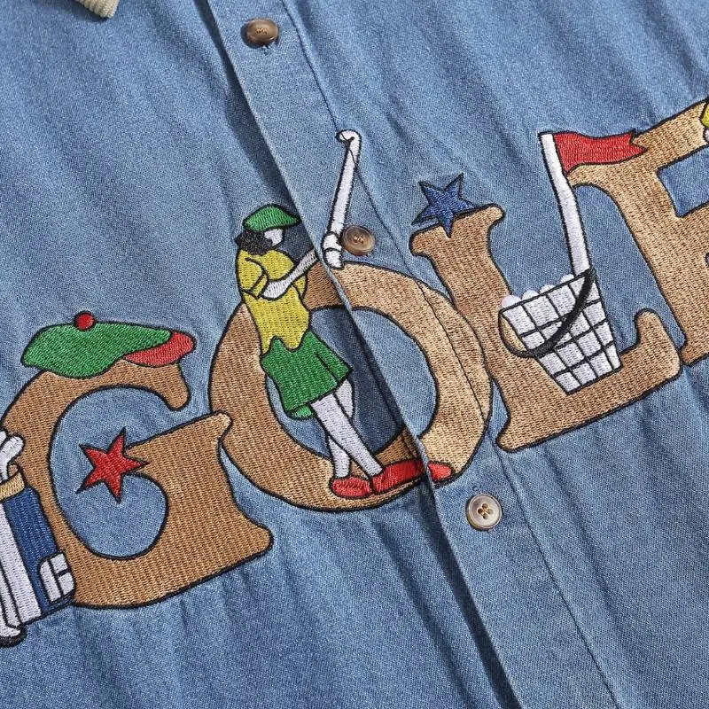 Retro Trendy Embroidered Shirt-3