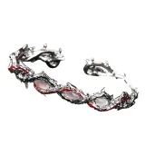 Óculos POC DO Half Blade AVIP branco laranja com lentes violeta Cat