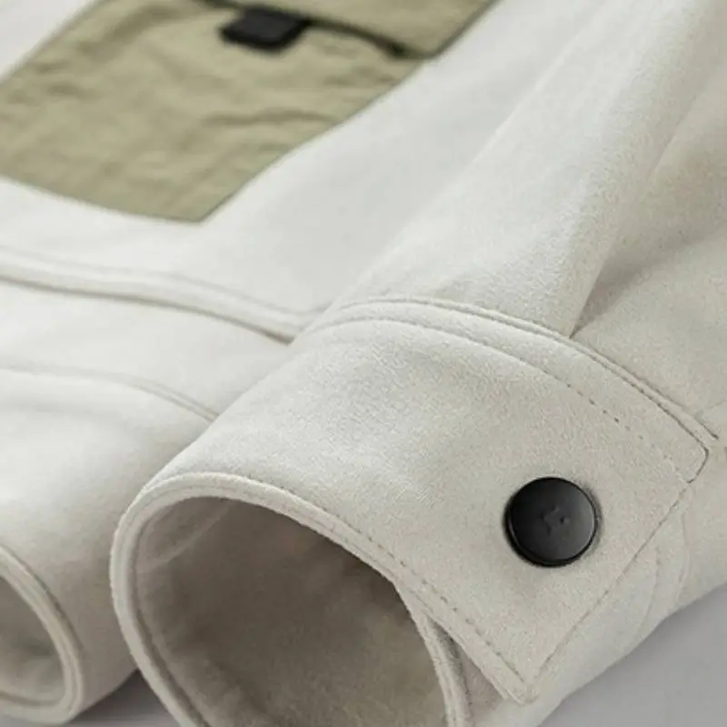 Trendy Stitching Casual Jacket-5