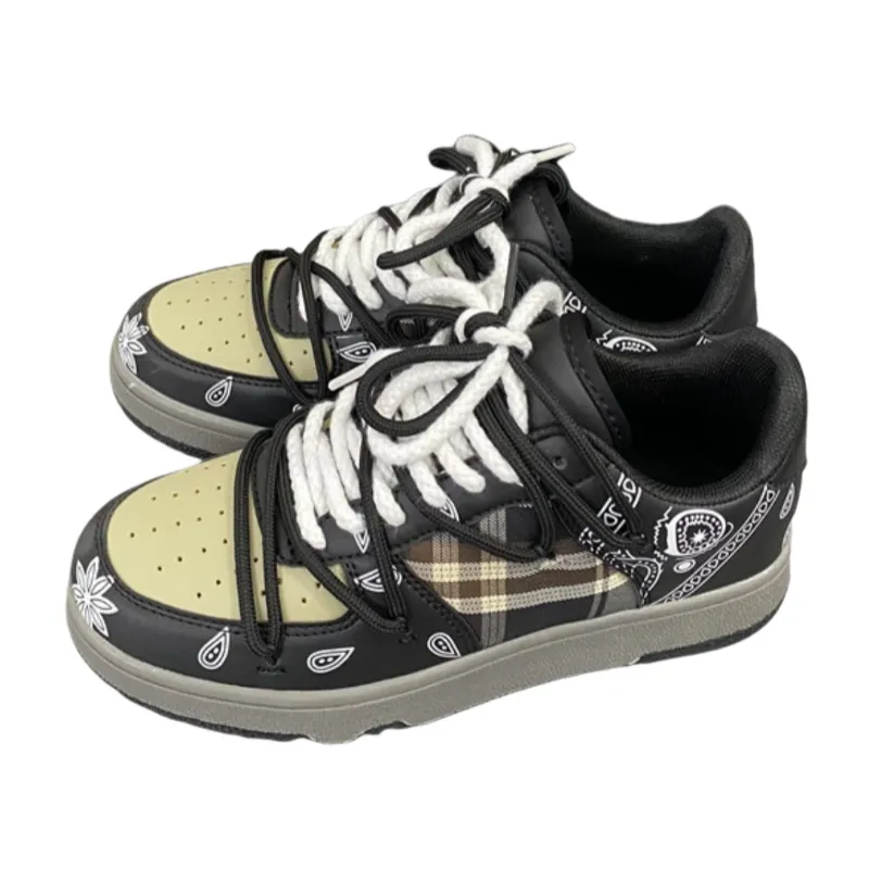 Cashew Flower Sneakers Trendy-1