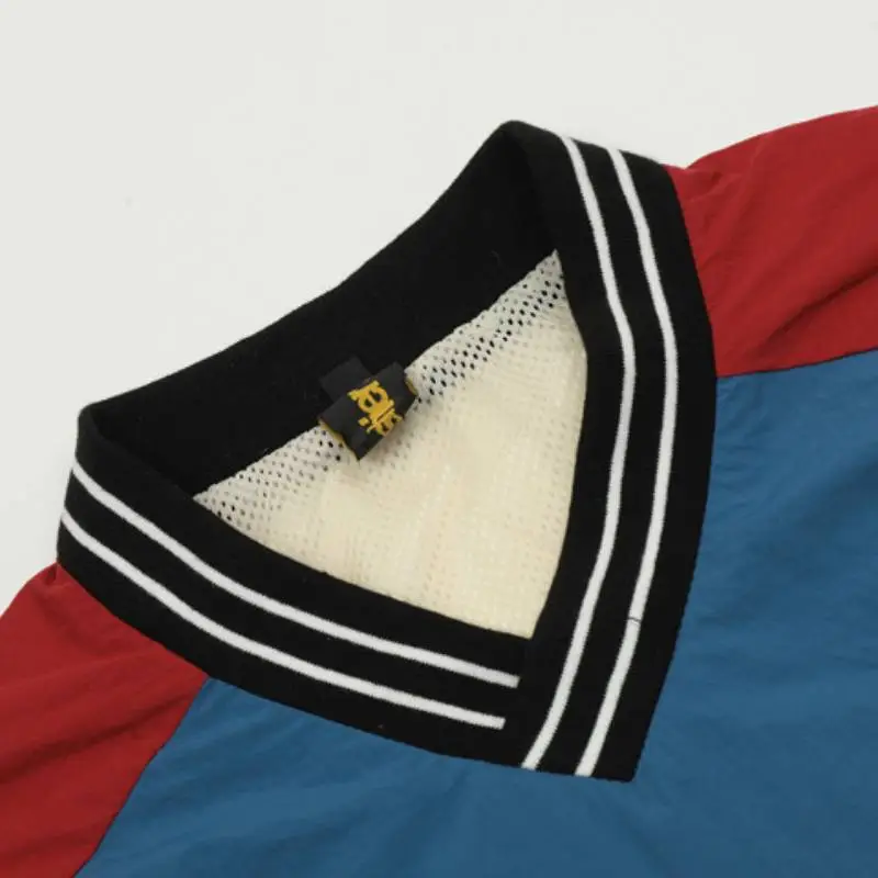 Contrast V Neck Pullover-3