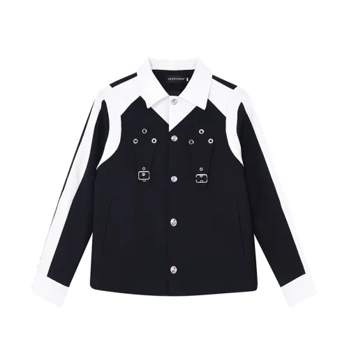 Funky Contrast Stitching Jacket